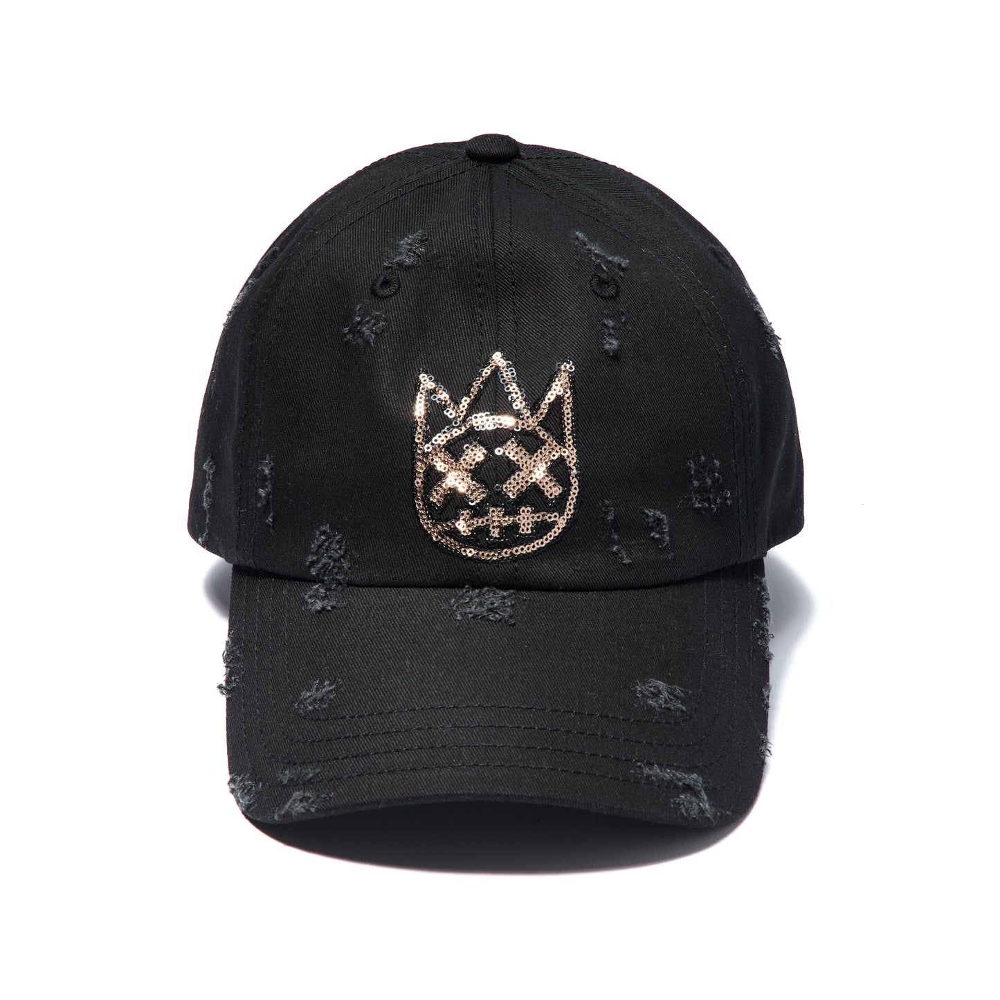 Cult's Dad Hat Sequin Logo In Black