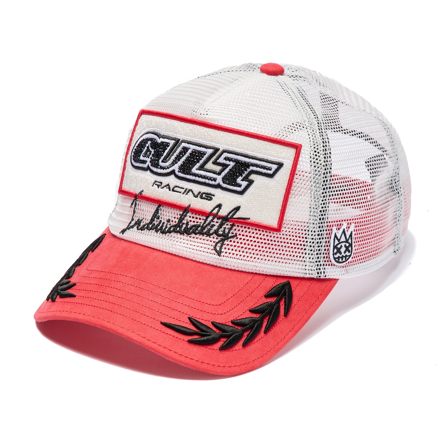 Cult's All Over Mesh Trucker Hat In Winter White