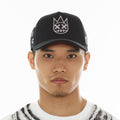 Cult's Repeat Pattern Monochromatic Hat In Black