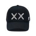 Cult's White Crystals Mesh Trucker Hat "XX" Logo In Black/White