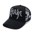 Cult's Mesh Back Trucker Hat "Raven" In Black