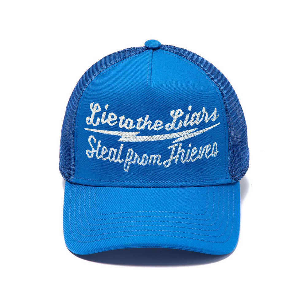 Cult's Lucky Bastard Hat "Lie To The Liars" In Brilliant Blue