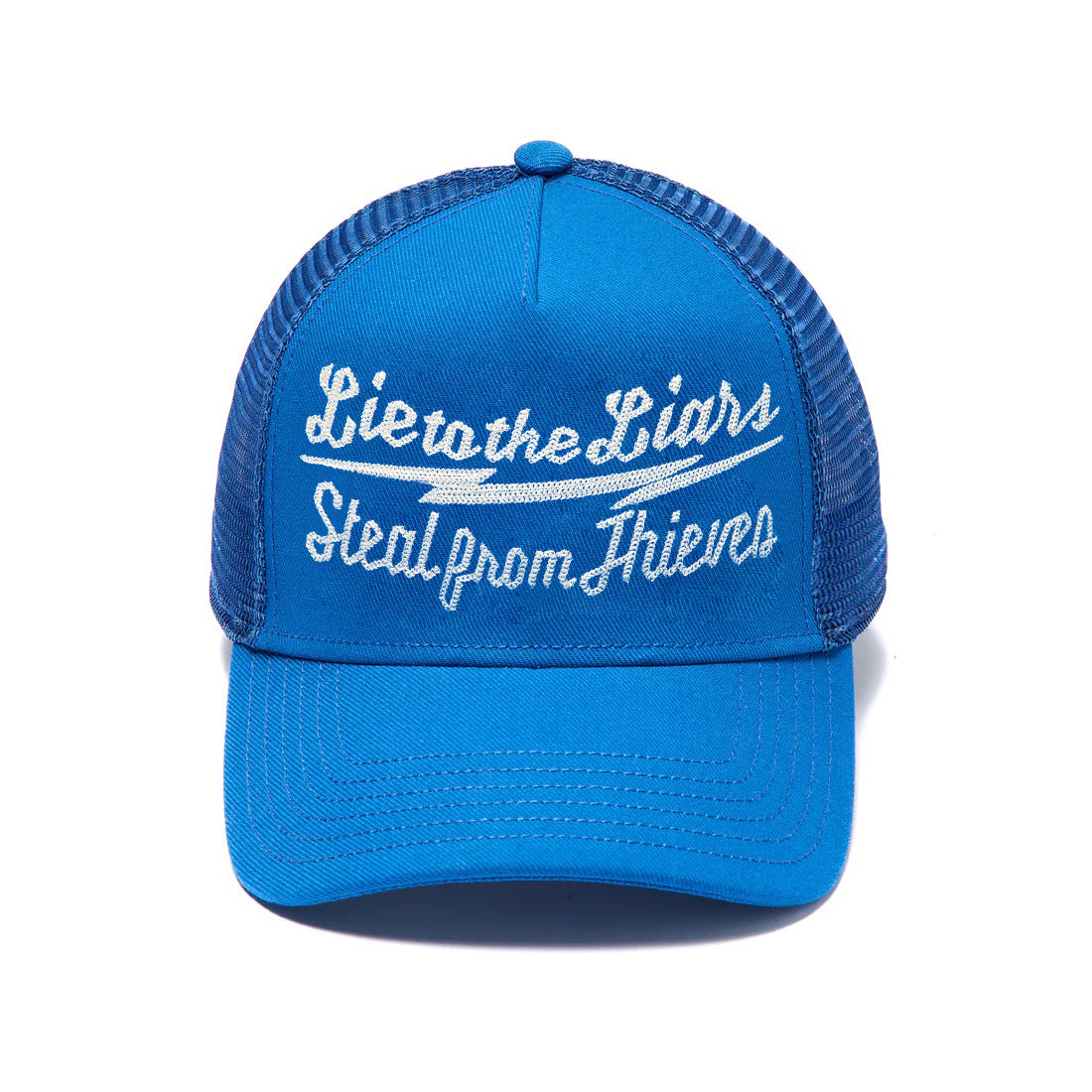 Cult's Lucky Bastard Hat "Lie To The Liars" In Brilliant Blue