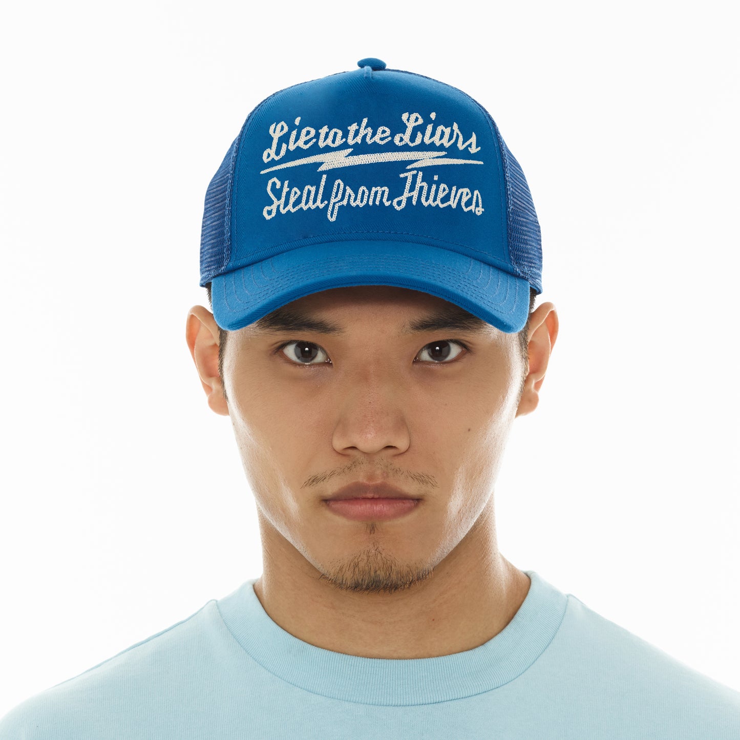 Cult's Lucky Bastard Hat "Lie To The Liars" In Brilliant Blue