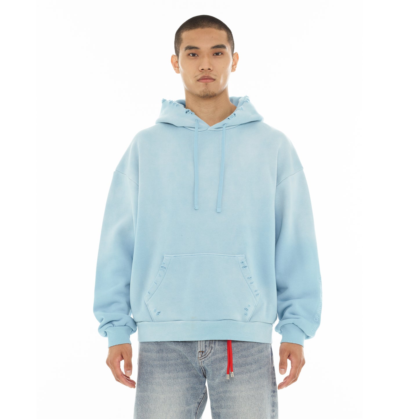 Cult's Pullover Sweatshirt "Core" 620 Grams In Blue Glow