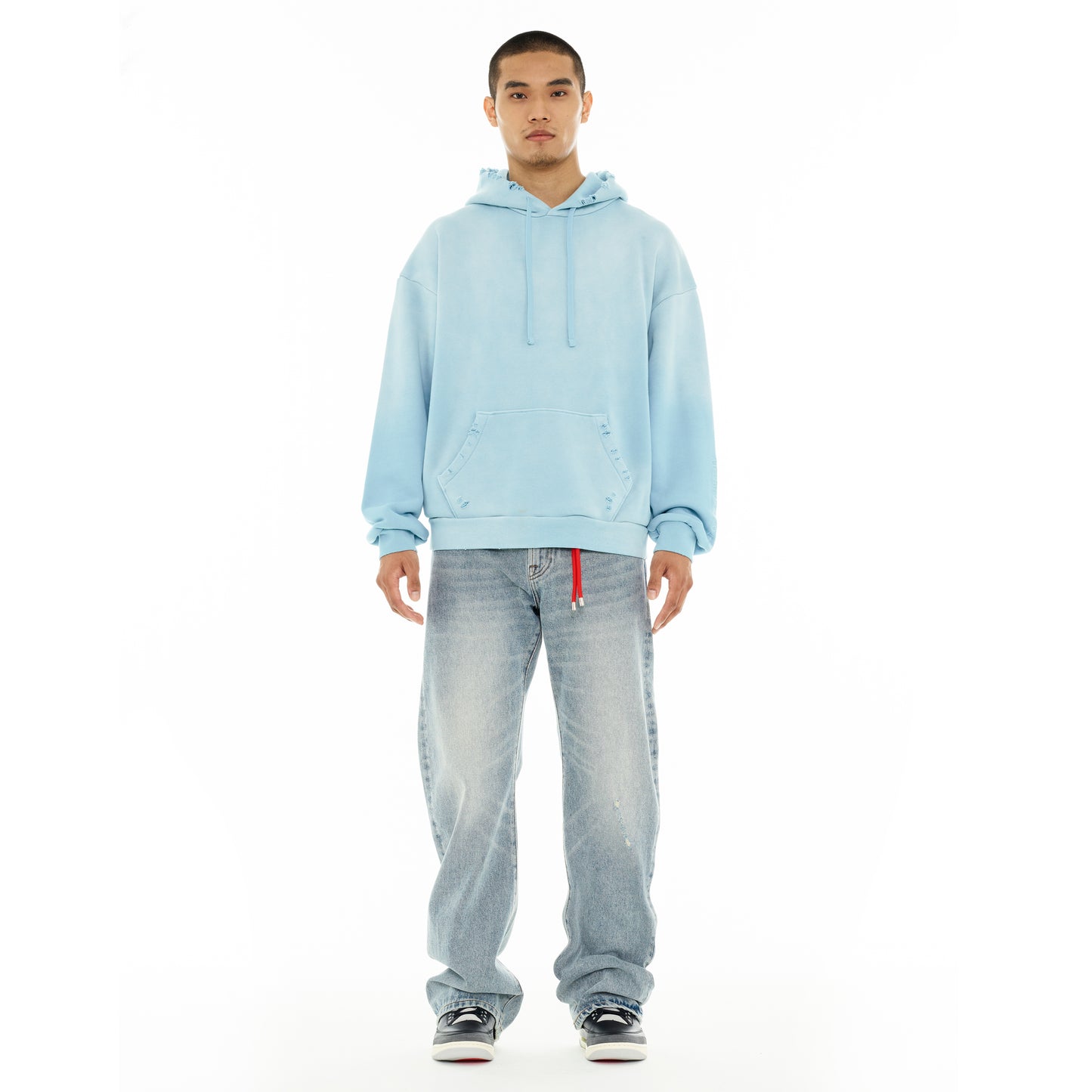 Cult's Pullover Sweatshirt "Core" 620 Grams In Blue Glow