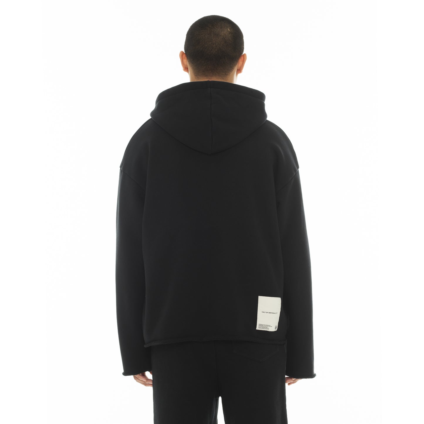 Cult's Zip Hooded Sweatshirt "Core" 620 Grams In Black