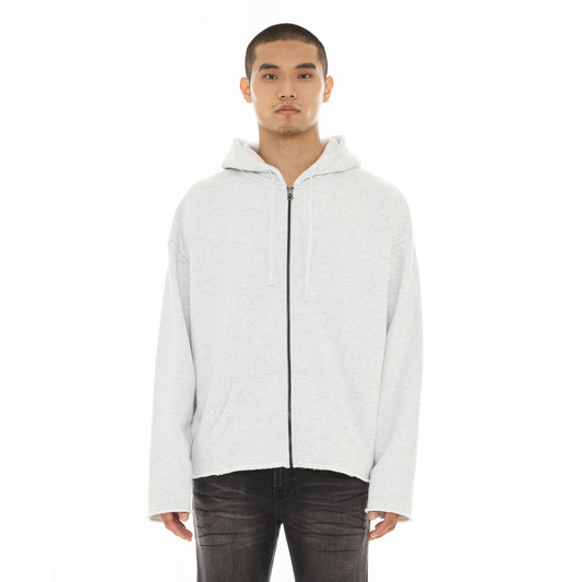 Cult's Zip Hooded Sweatshirt "Core" 620 Grams In Heather Grey