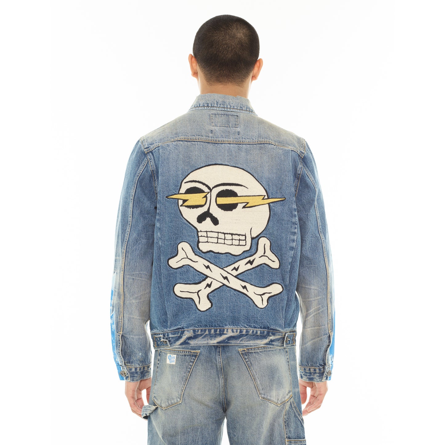 Cult's Lucky Bastard Classic Denim Jacket in Acid
