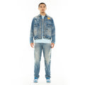 Cult's Lucky Bastard Classic Denim Jacket in Acid
