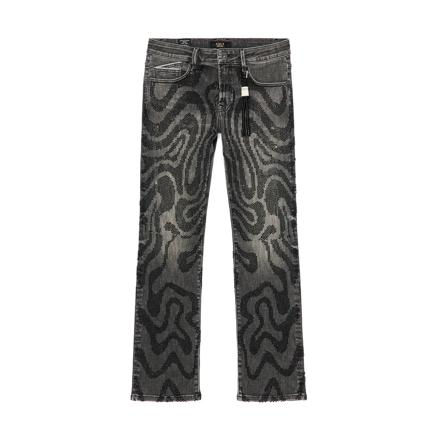 Cult's Signature Rebel Straight Jeans in Swirl