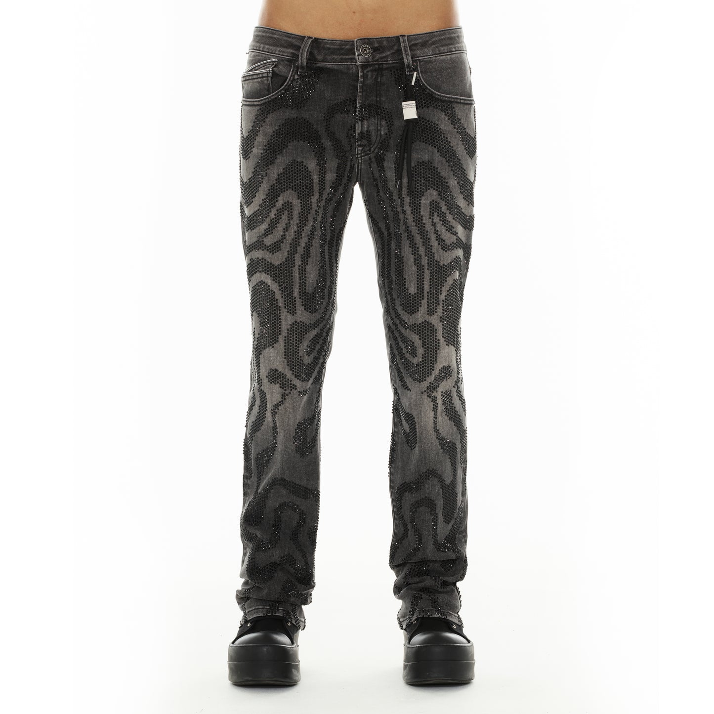 Cult's Signature Rebel Straight Jeans in Swirl