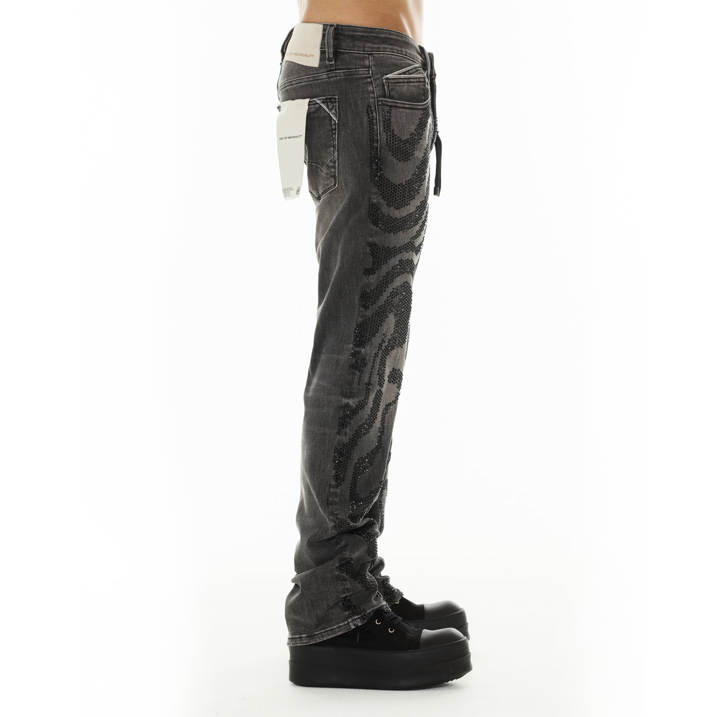 Cult's Signature Rebel Straight Jeans in Swirl