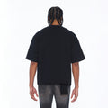 Cult's Oversized Short Sleeve Crew Neck Tee "Cerberus" 260 Grams In Black