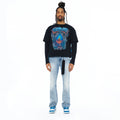Cult's Long Sleeve Layered Tee "Gradient" In Black