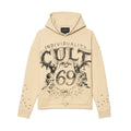 Cult's French Terry Pullover Hoody "Bats" 620 Grams In Winter White