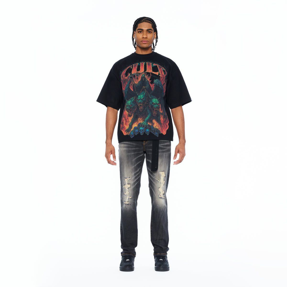Cult's Rocker Slim Straight 602 Jeans In Bark