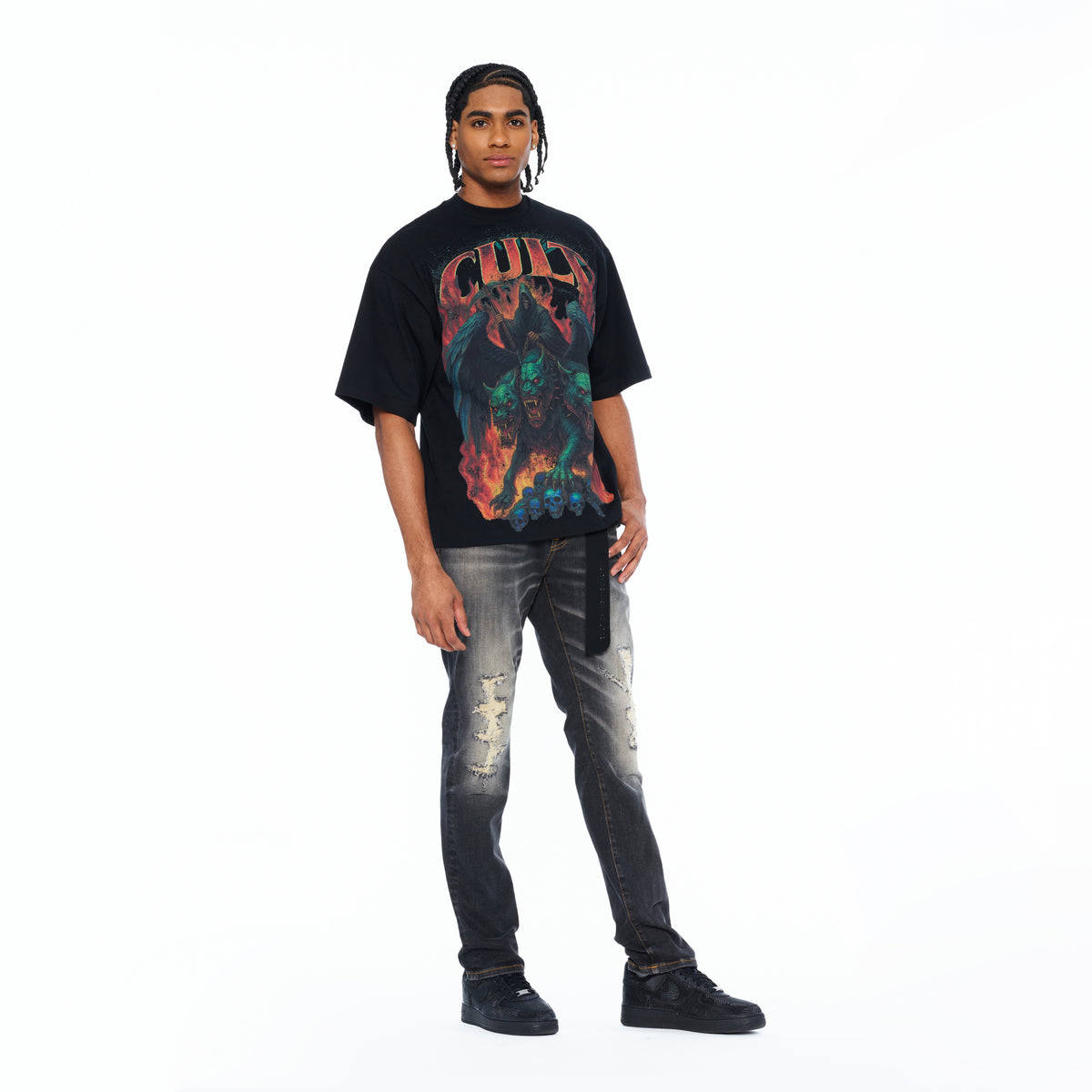 Cult's Rocker Slim Straight 602 Jeans In Bark