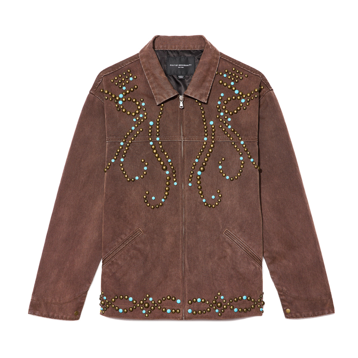 Cult's Canvas Workwear Jacket In Pinecone