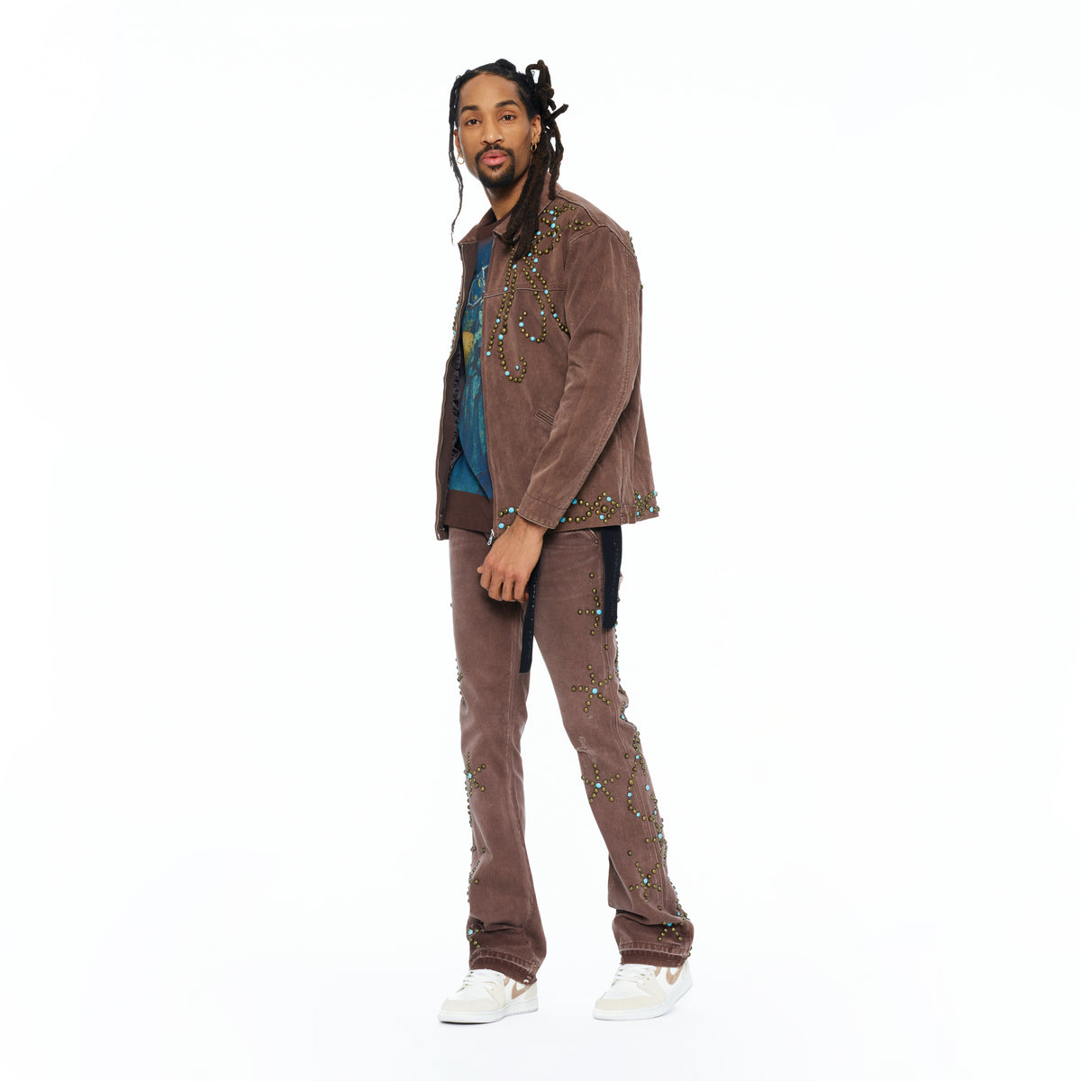 Cult's Canvas Workwear Jacket In Pinecone