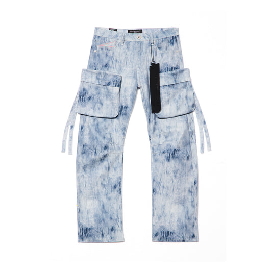 Cult's Grunge Baggy Cargo 610 Jeans In Cloud