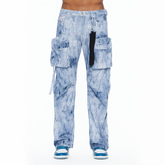Cult's Grunge Baggy Cargo 610 Jeans In Cloud