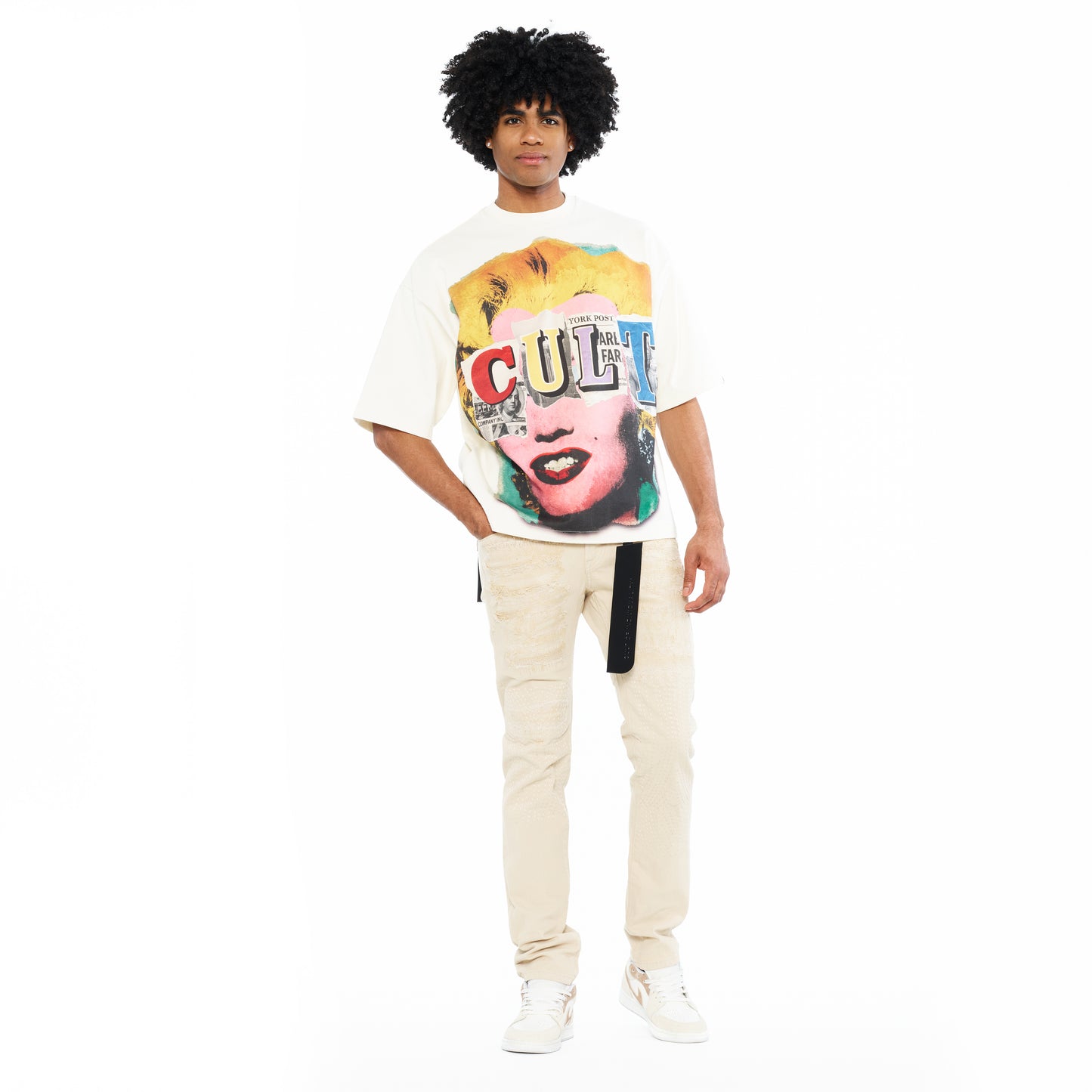 Cult's Rocker Slim Straight 602 Jeans In Destro