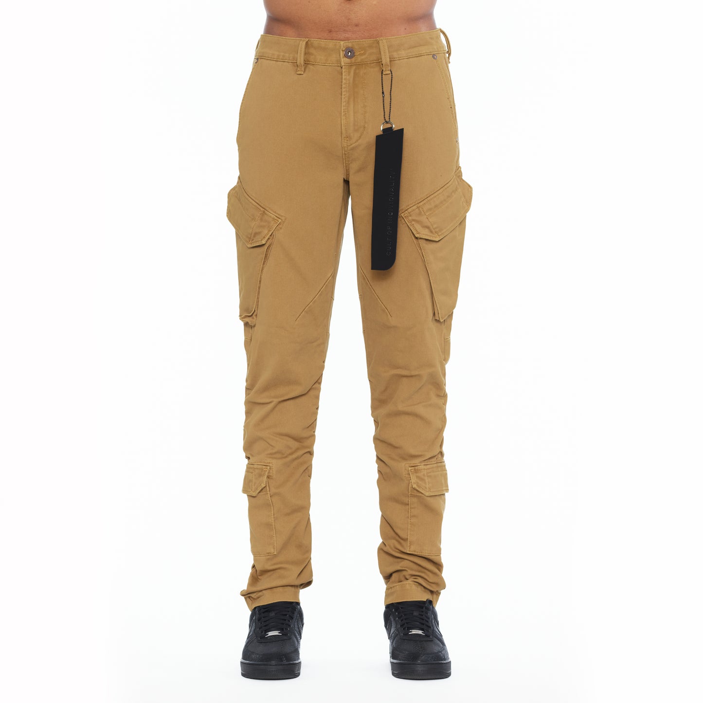 Cult's Rocker Slim Straight Cargo 606 Jeans In Brown Sugar