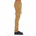 Cult's Rocker Slim Straight Cargo 606 Jeans In Brown Sugar