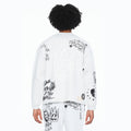 Cult's French Terry Fleece Crew Sweatshirt "The Death Of Free Speec In Heather Grey