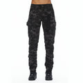 Cult's Rocker Slim Straight Cargo 606 Jeans In Peat Camo