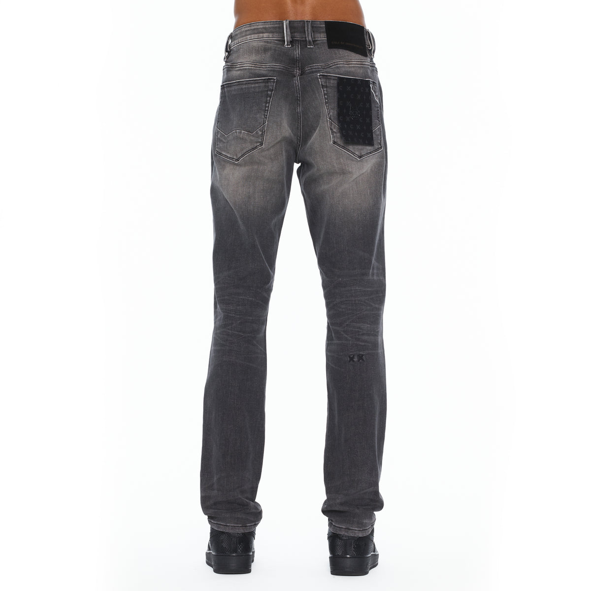 Cult's Rocker Slim Straight 602 Jeans In Charcoal
