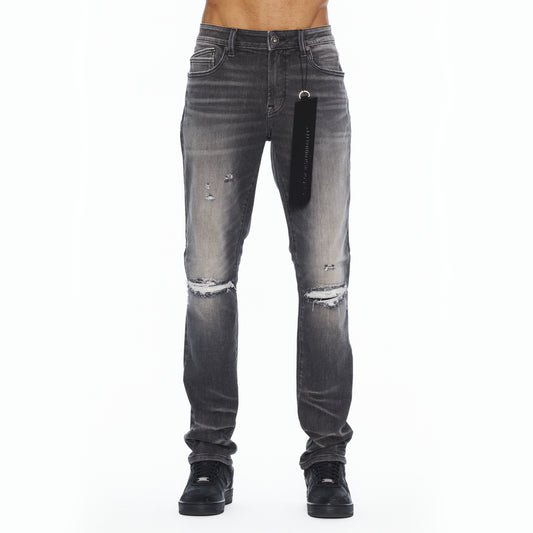 Cult's Rocker Slim Straight 602 Jeans In Charcoal