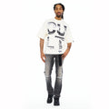 Cult's Rocker Slim Straight 602 Jeans In Charcoal