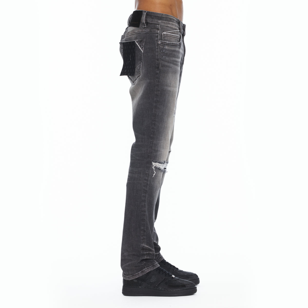 Cult's Rocker Slim Straight 602 Jeans In Charcoal