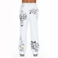 Cult's French Terry Open Hem Sweatpants 620 Grams In Heather Grey