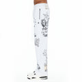 Cult's French Terry Open Hem Sweatpants 620 Grams In Heather Grey