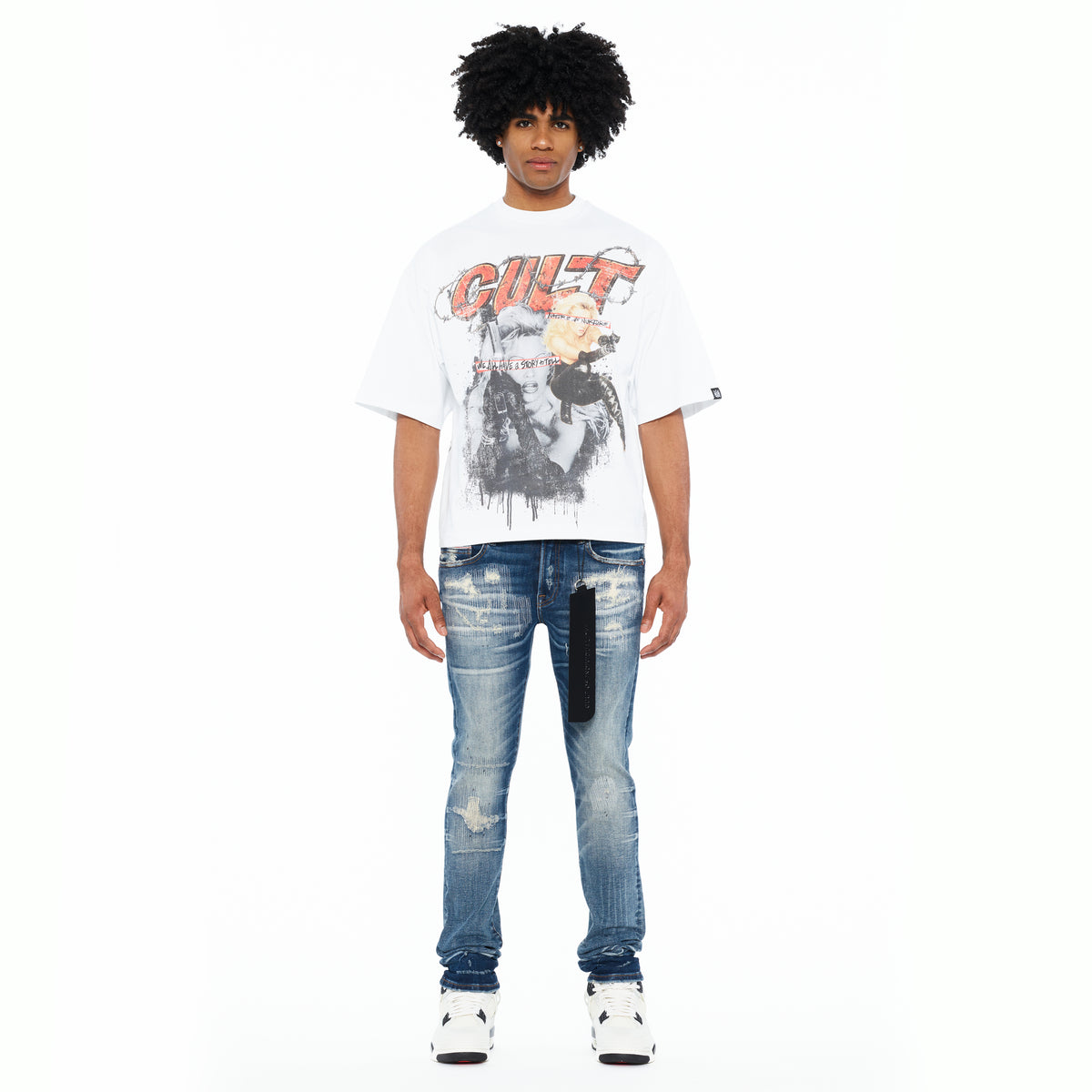 Cult's Punk Super Skinny 601 Jeans In Spruce
