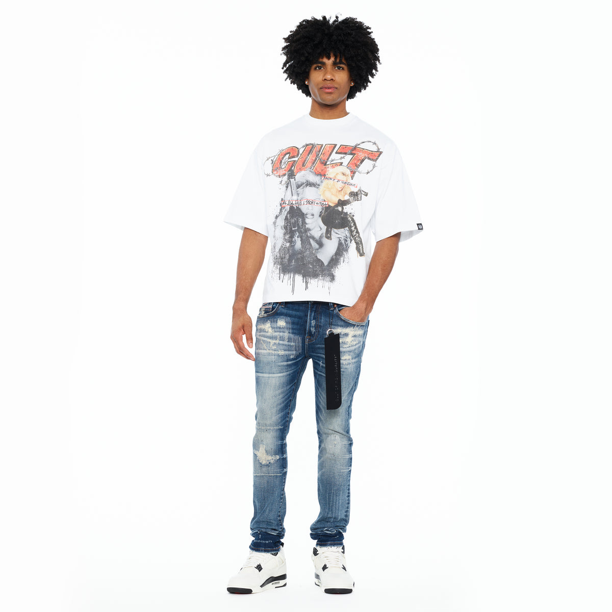Cult's Punk Super Skinny 601 Jeans In Spruce