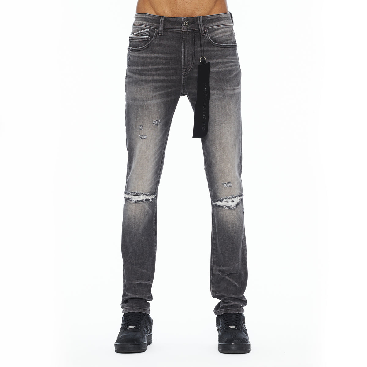 Cult's Punk Super Skinny 601 Jeans In Charcoal