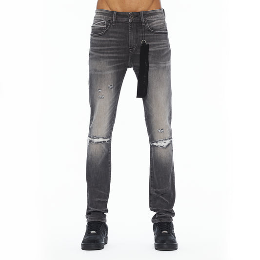 Cult's Punk Super Skinny 601 Jeans In Charcoal
