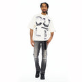 Cult's Punk Super Skinny 601 Jeans In Charcoal