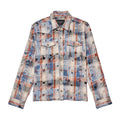 Cult's L/S Vintage Embroidered Plaid Woven Shirt In Harvest Plaid