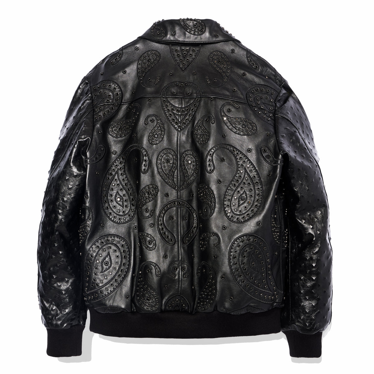 Cult's Cult X El Alfa Cow Leather Jacket In Black