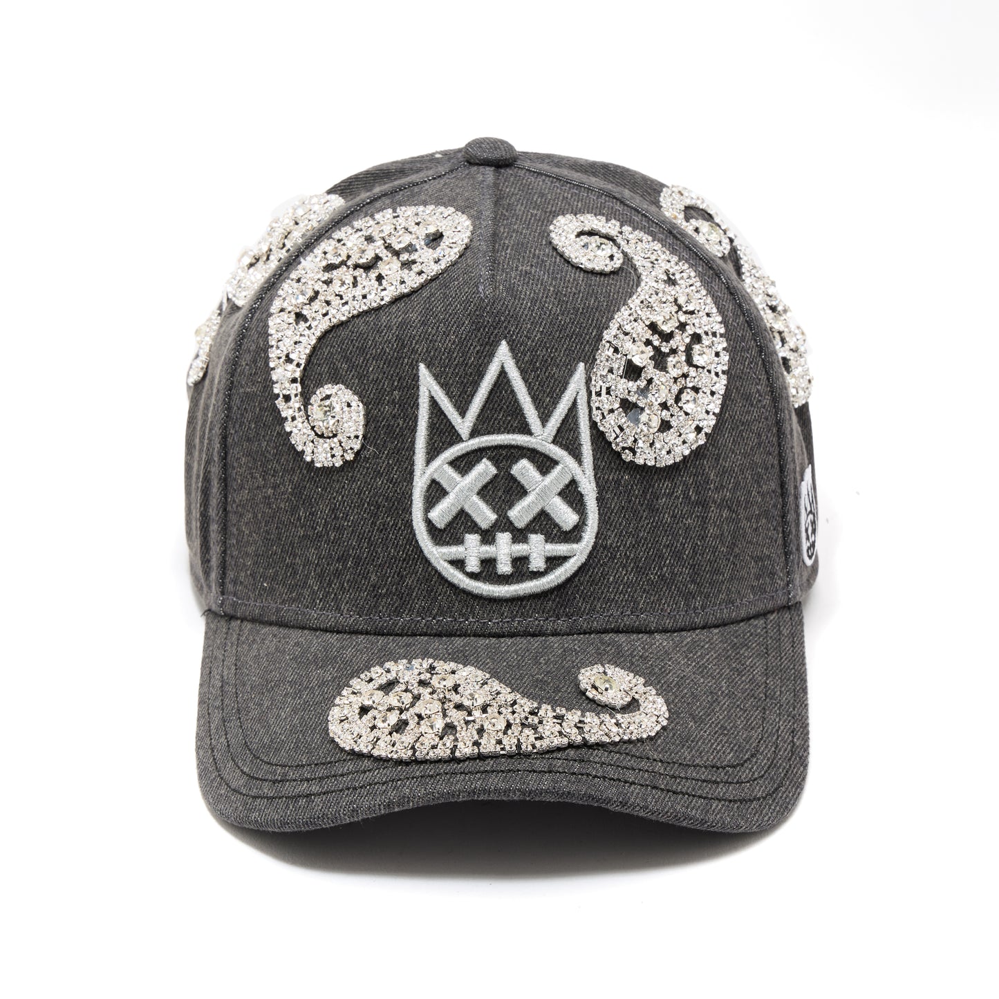 Cult X El Alfa Paisley Panel A Frame Trucker Hat In Black