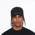 Cult's Paisley 5 Panel A Frame Trucker Hat In Black