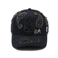 Cult's Paisley 5 Panel A Frame Trucker Hat In Black