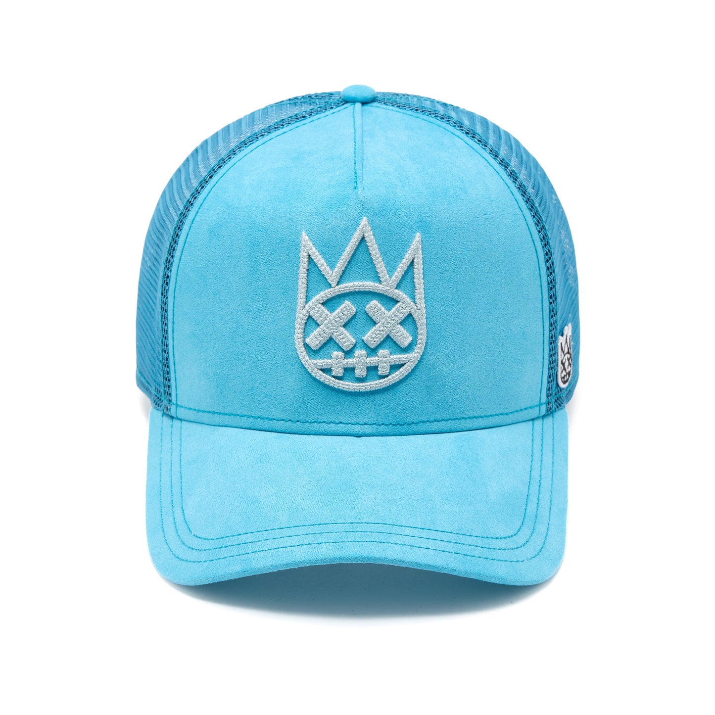 Cult's Logo Mesh Back Trucker Hat In Navagio Bay