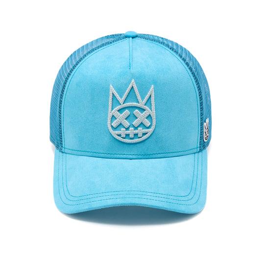 Cult's Logo Mesh Back Trucker Hat In Navagio Bay