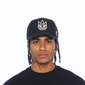 Cult's Logo Mesh Back Trucker Hat In Black